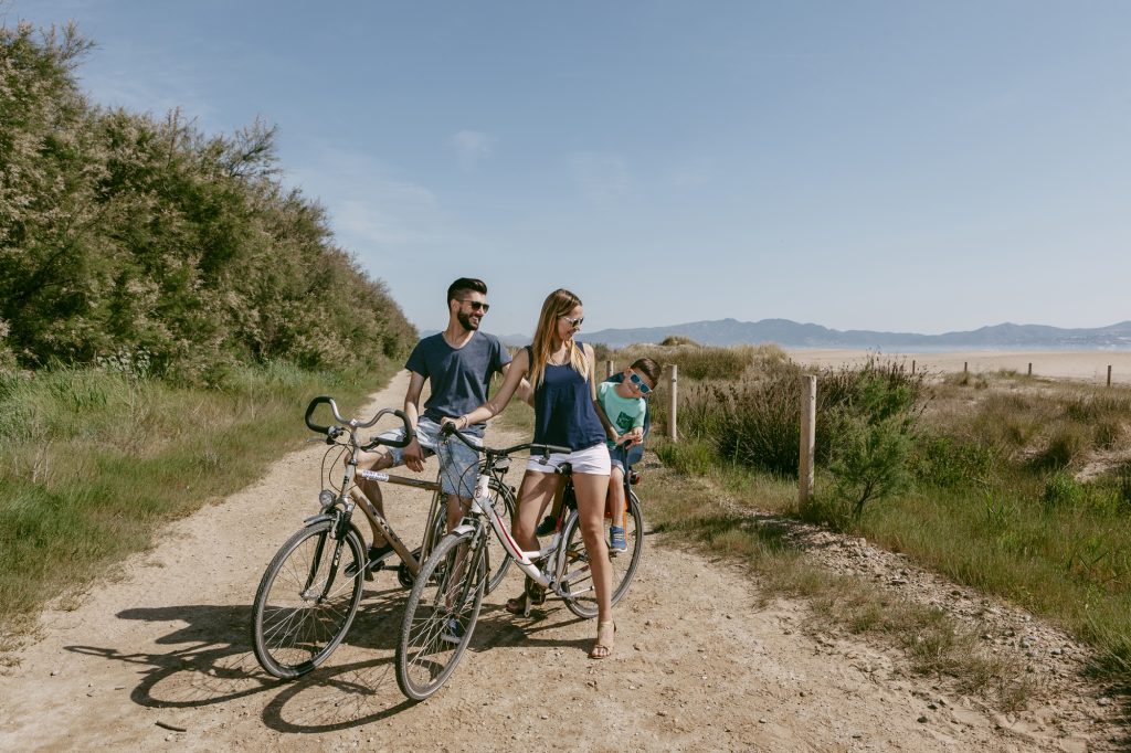 Bike path in Sant Pere Pescador